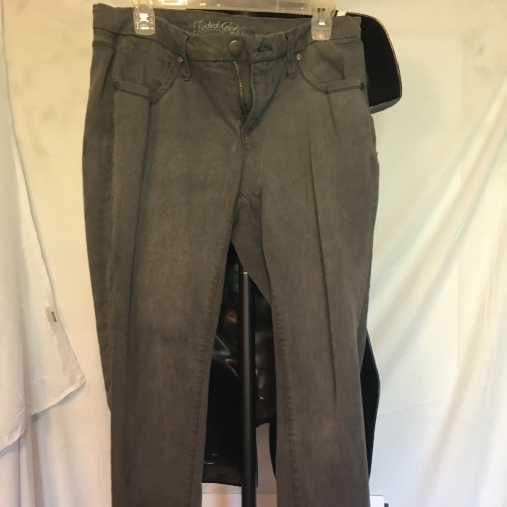 Size 14P gray Faded Glory stretch skinny jeans